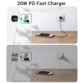 MOKiN 20W Fast Charger Block USB C Wall Charger Type C PD Power Delivery Charging Block Foldable Plug for iPhone iPad/iPad Mini. 
