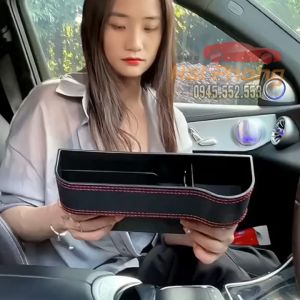 Khay Đựng Đồ Đa Năng - Hộc Để Đồ Khe Ghế Ô Tô Xe Hơi Cao Cấp. Giá 1 bên lái hoặc phụ