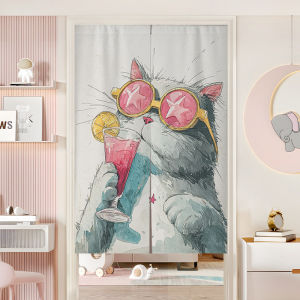 FEISIYI | Cartoon Japanese Cute High-end Sense Partition Curtain