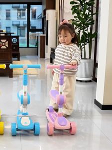 Xe scooter trẻ em 3 trong 1 có ghế ngồi xe chòi chân xe trượt cho bé trai bé gái 1-10 tuổi