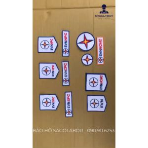 Logo thêu áo điện lực EVN SPC NPC CPC HCMC