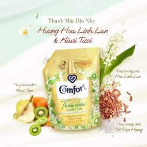 Nước Giặt Dưỡng Vải Comfort Đa Chức Năng Hương Thiên Nhiên Thanh Khiết (3Kg)