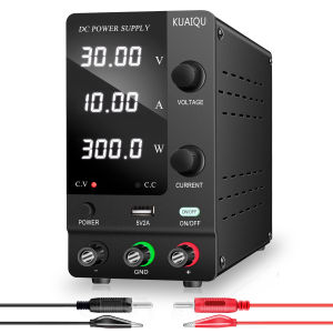 KUAIQU แหล่งจ่ายไฟ DC แบบปรับได้24V 48V 60V 120V ตัวเข้ารหัสการทดสอบในห้องแล็ปนักเรียนกระแสและแรงดันไฟฟ้าแหล่งจ่ายไฟ DC แบบปรับได้