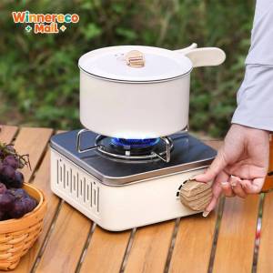 Camping Gas Stove MINI Cassette Furnace Camping Supplies Cooker Portable Butane Cassette Grill Stove Burner Cooking Stove For Backpacking Camping‌ Portable Quick-setup Gas Burner - Multi-Oxygen System & Instant Ignition