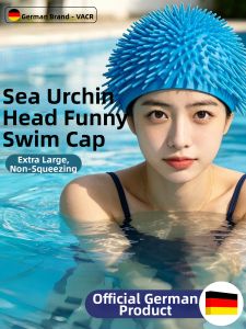 Spiky Urchin Design Waterproof Swim Cap