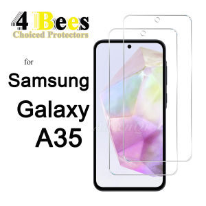 1-4 Pcs Tempered Glass For Samsung Galaxy A35 Screen Protector Protective Mica Cryatal Anti Scratch Case Friendly
