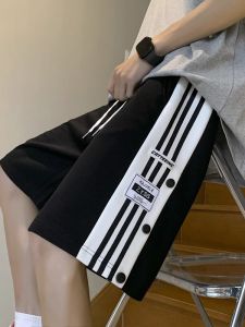 Quần Short Nam Mùa Hè Mỏng Quần Thể Thao Bóng Rổ Rộng Rãi Quần Dài Năm Điểm Quần Dài Thường Ngày Quần Dài Thẳng Thương Hiệu Thời Trang