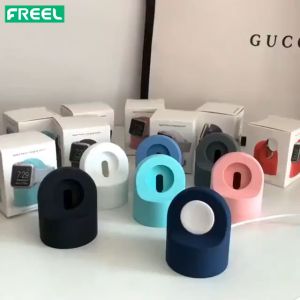 Đế Sạc Đế Bằng Silicon Túi Đựng Cho Apple Dòng Đồng Hồ 8 7/6/5/4/3/2/1 Cáp Sạc 44Mm/42Mm/40Mm/38Mm/41mm/45mm/49mm