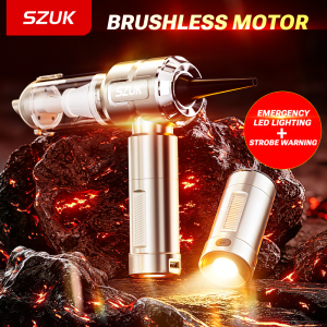 SZUK 20000PA Car Vacuum Cleaner C019MAX Strong Suction Cleaning Machine with LED Light Powerful Wireless Mini Vacuum Cleaner