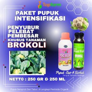 Pupuk Tanaman Brokoli / Pupuk Penyubur Brokoli / Fungisida Busuk Buah Brokoli / Pupuk untuk Tanaman Brokoli / Pupuk Pembesar Buah Brokoli
