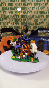 Đồ Chơi Lắp Ráp Lâu Đài Quỷ Ám Lắp Ghép Biệt Thự Halloween Mô Hình Phù Thủy Xếp Hình Ma Quái Quà Bé