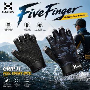 HASIDA Customized Type Fishing Gloves Clothing Summer Outdoor Fishing Combat High Elasticity & Breathzble Anti-UV Sea Lure