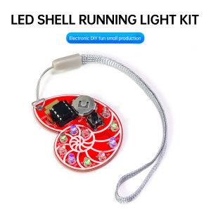 LED Shell Waterfall Light DIY Kit Cycle Flashing Light Soldering Kit Seven Lighting Modes