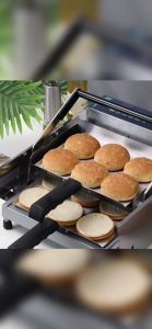 SHANBEN SHANBEN Automatic Sandwich Maker Maker Bread Toaster Maker nonstick coating plate
