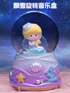 Hộp Nhạc Pha Lê 12 Chòm Sao Sáng Bóng Xoay Hộp Nhạc Tặng Bạn Thân Trẻ Tuổi Tròn Tròn Đồ Trang Trí Nhà Phong Cách Châu Âu