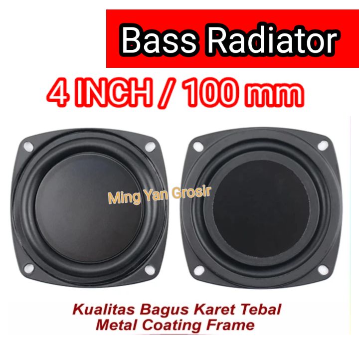 Passive Bass Radiator inch FRAME PBR 100mm Pasif Subwoofer