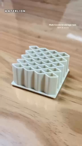 YAHOOO Pen Pencil Holder Medicine Ointment Tube Large Capacity Desktop Organizer Wavy Slots Silicone