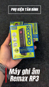 Máy Ghi Âm Remax RP3 Voice Recorder Chính Hãng