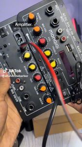 READY TaffSTUDIO Papan Amplifier Bluetooth 12 Volt ampli Karaoke FM Subwoofer DC 12-24V D30