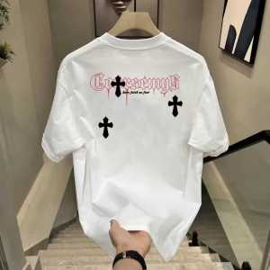 Áo Thun Nam Tay Ngắn Chất Lượng Cao Cotton Nguyên Chất Thường Ngày Mùa Hè Phong Cách Hip Hop Mỹ Dáng Rộng Thoải Mái in Họa Tiết