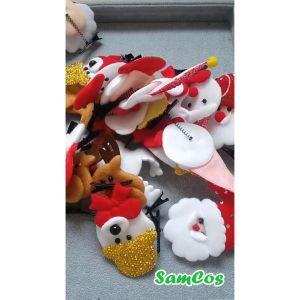 Kẹp tóc Noel cho bé chủ đề GIÁNG SINH nhiều hình xinh xắn Samcos