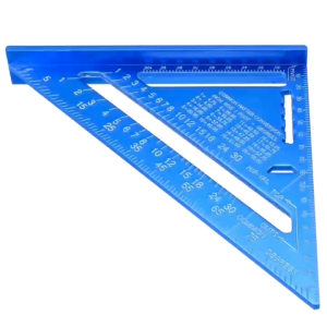 7/12Inch Triangle Ruler Metric Measuring Ruler 90 Degree Triangular Measuring Ruler High Precision