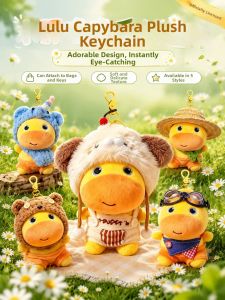 Capybara Plush Keychain
