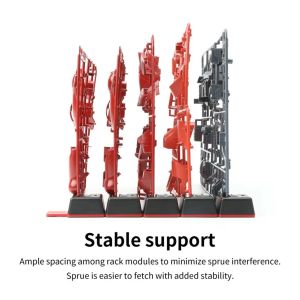 DSPIAE PT-SR Sprue Rack Runner Stand with Alphabet Marking Gundam Model Parts Storage Hobby Tool