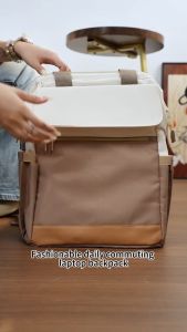 กระเป๋าเป้สะพายหลังใส่โน้ตบุ๊กสำหรับผู้หญิง กระเป๋าใส่โน้ตบุ๊กสำหรับทำงานขนาด 15.6 นิ้ว พร้อมพอร์ต USB กระเป๋าเป้สะพายหลังสำหรับครูและพยาบาลแฟชั่น กระเป๋าเป้สะพายหลังใส่คอมพิวเตอร์แบบพกพากันน้ำพร้อมกระเป๋าจัดระเบียบ