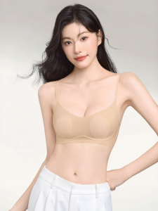 Secret World | Breathable Thin-strap Invisible Bunny Ears Bra