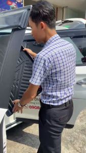 Thảm lót sàn ô tô MG ZS 2022-2023 3D nhựa TPE cao cấp