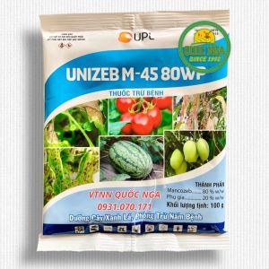 UNIZEB M-45 80WP BỘT XANH - TRỪ BỆNH THÁN THƯ SƯƠNG MAI VÀNG LÁ PHẤN TRẮNG