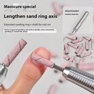 3.2mm Stainless Steel Cone Heads for Cuticle/Callus Removal Gel Polish Soak Off Cat Eye Manicure Tools Salon Supplies
