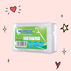 Benang Tusuk Gigi Macromolecule Dental Floss Pembersih Celah Gigi Benang Selah Gigi isi 50