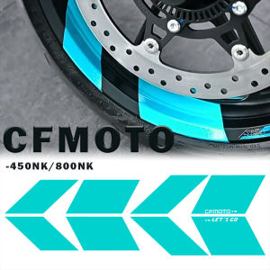For CFMOTO 450NK/SR 800NK Arrow Wheel Hub Sticker Inner Rim Sticker Wheel Decorative Modification Sticker Motorbike Accessories Waterproof Decal