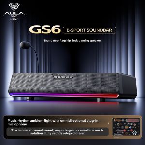 AULA | Gaming and Home-use Desktop Speakers with Microphone