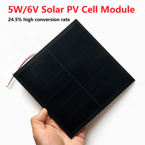 Mini 5W Solar Panel 6V Cell Module DIY Photovoltaic Board Outdoor 170mmx170mm Solar Charging Pane for Battery Charger With Wire