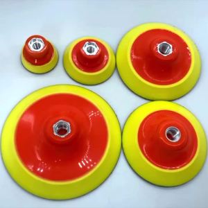 1PC 5 Inch Hook and Loop Backing Pad Rotary Backing Sanding Pads M10/14/16 Thread Backer Plate for Rotary Polisher and Sander