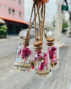 ของขวัญปัจฉิม ขวดโฟมใส่ดอกไม้แห้ง - ของขวัญปัจฉิม ขวดโฟมใส่ดอกไม้แห้ง