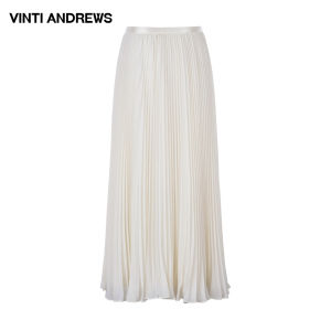 Elegant White Flared Skirt