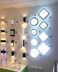 Đèn Treo Tường hắt tia Ngoài Trời Hiện Đại Hắt Sáng Đèn Cầu ThangHợp Kim Nhôm Chống Nước