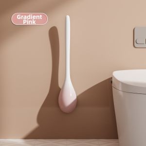 ECEJU | New 2025 No-Blind-Spot Wall-Mounted Toilet Brush with Silicone Round Head
