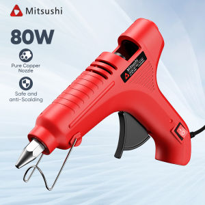 Mitsushi 60W/80W 100-240V Hot Melt Glue Gun Heavy Duty Glue Gun Electronic Power Tool 11mm Hot Melt Glue Stick