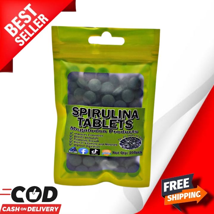 Spirulina Tablets for Fish (Improves Coloration) Lazada PH