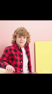 Baju Kemeja Flanel Hem Casual Anak Laki laki Tangan Panjang Kemeja Anak Motif Kotak-kotak Impor