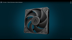 ARCTIC P12 Pro PST - 5 Pack P14 Pro PST - 5 Pack 120/140mm PWM Fan with Y-Cable Splitter 0 RPM <5% PWM Fluid Dynamic Bearing 4-Pin - Black