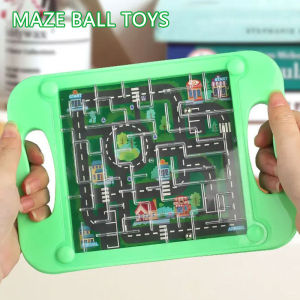 3D Maze Ball for Kids - Hand-eye Balance Gravity Memory Sequential Puzzle Montessori Educational Toy Ideal Childrens Gift