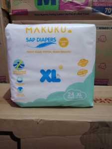 1 ball popok bayi makuku SAP Diapers xL24 pcs type celana