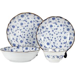 Mino Yaki | Japanese Underglaze Ceramic Bowl Set