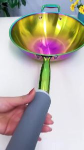 Anti-scalding Pot Handle Heat Resistant Cover New Frying Pan Protector Hot Handle Holder Sleeve Rubber Pan Handle Sleeve